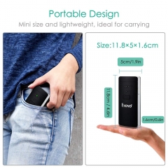 Eyoyo 1D 2D QR Wireless Barcode Scanner, Compatible with Bluetooth Function & Wired Connection Portable CCD PDF417 Data Matrix Bar Code Reader for Mobile Payment Computer Screen
