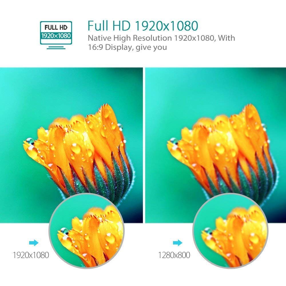 Eyoyo 13 inch IPS HDMI Monitor 1920x1080 16: 9 LCD Screen Display Support HDMI BNC VGA AV USB Intput for DVD PC Laptop Home Security System with Loudspeakers