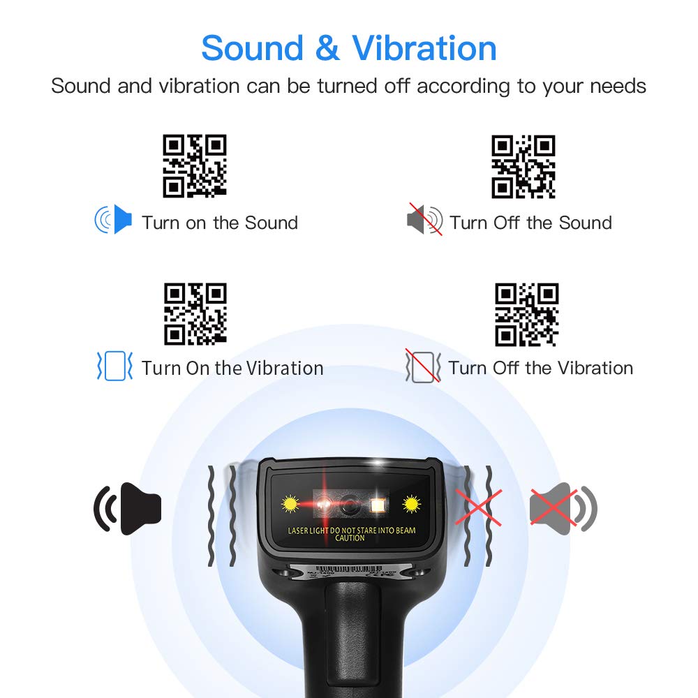 Eyoyo 1D 2D QR Handheld Wired Barcode Scanner, CCD PDF417 Data Matrix Bar Code Reader with USB Cable to for Computer, PC, Laptop, Desktop Support Windows xp/7/8/10, Mac OS, Linux System
