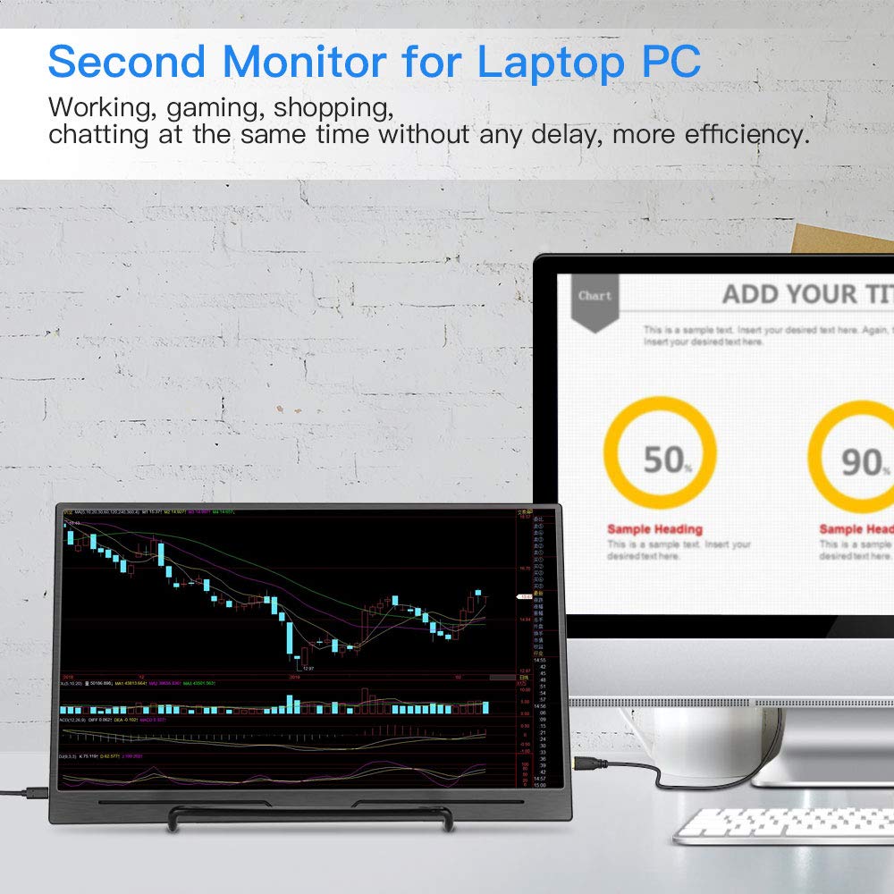 Portable HDMI Monitor, Eyoyo 15.6