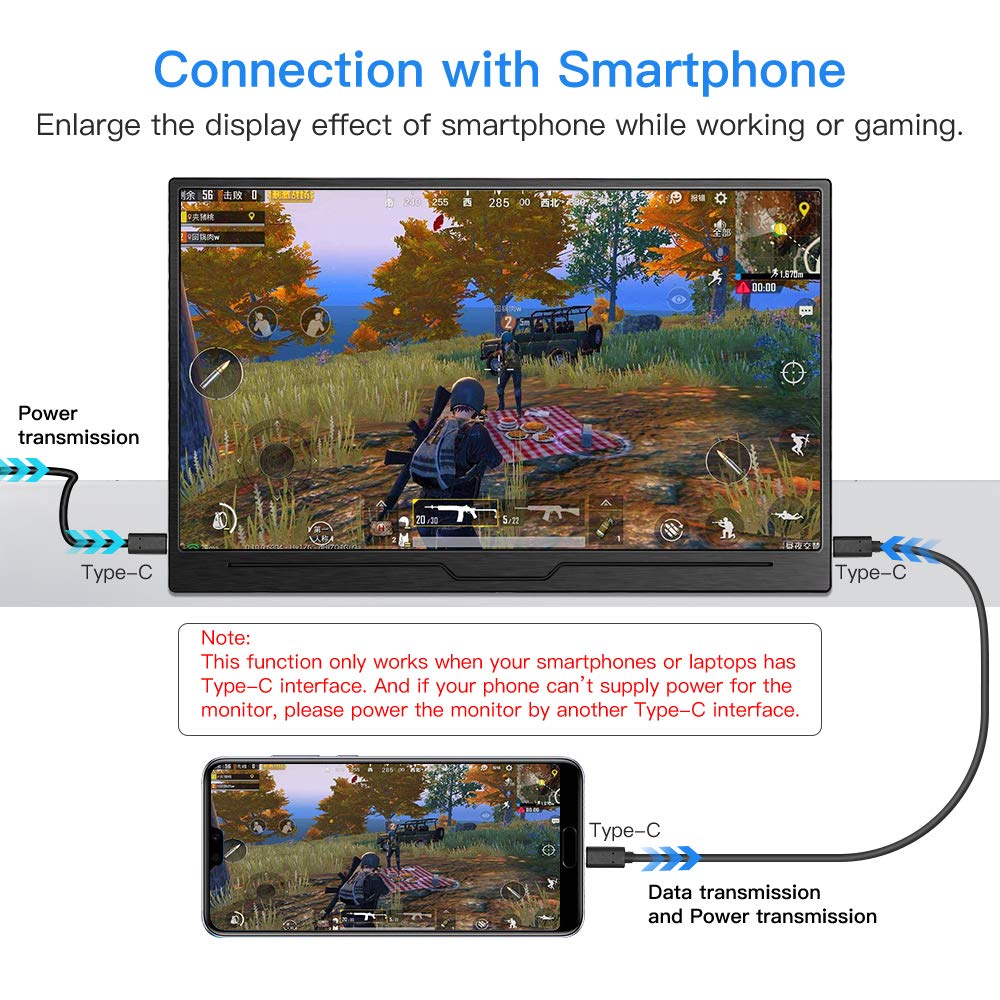 Portable HDMI Monitor, Eyoyo 15.6