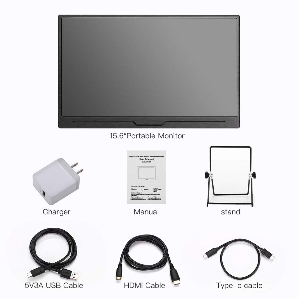 Portable HDMI Monitor, Eyoyo 15.6