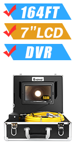 7 inch sewer camera
