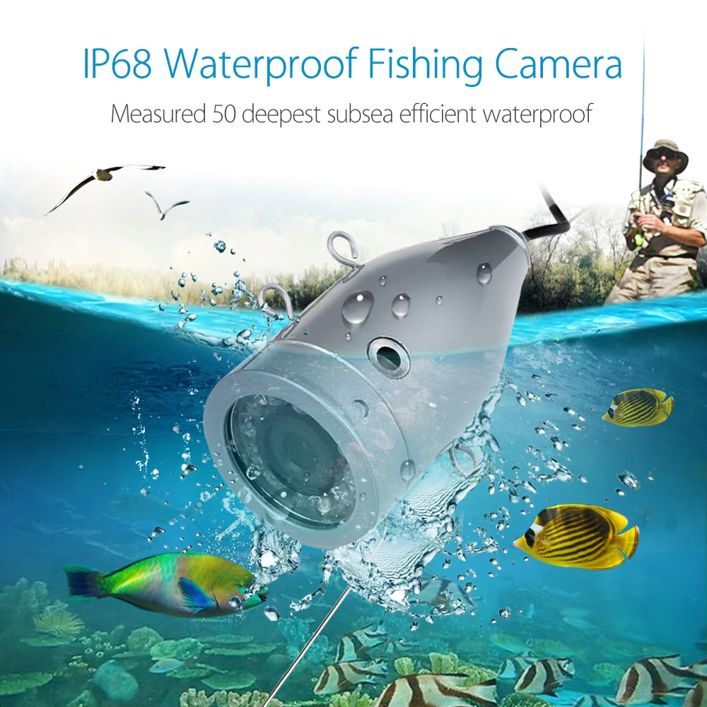 Eyoyo Underwater Fishing Camera 9 inch LCD Monitor HD 1000TVL Waterproof DVR Video Cam (Infrared Lights 30m cable) Eyoyo Underwater Fishing Camera 9 inch LCD Monitor HD 1000TVL Waterproof DVR Video Cam (Infrared Lights 30m cable)